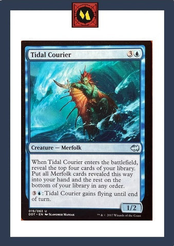 "Tidal Courier" - Magic The Gathering Card - DDT