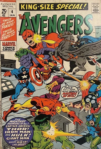 The Avengers King-Size Special #4 - Marvel Comics - 1971