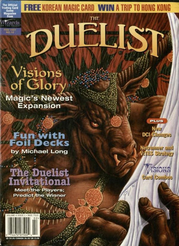 The Duelist Magazine #15 - Wizards Of The Coast - Feb 1997 - No Cards