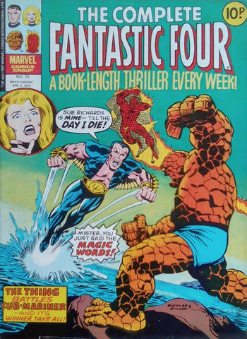 Complete Fantastic Four #15 - #20 (5x Comics RUN) - Marvel/British - 1978