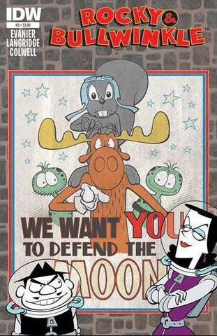 Rocky And Bullwinkle #3 - IDW Comics - 2014