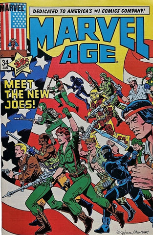 Marvel Age #34 - Marvel Comics - 1986