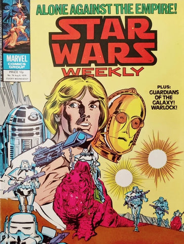 Star Wars Weekly #76 77 78 79 (4x Comics) - Marvel/British - 1979