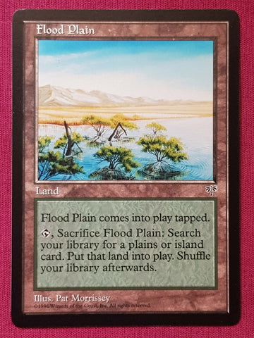 "Flood Plain" x4 - Magic The Gathering Card - Mirage - 4-Card Playset