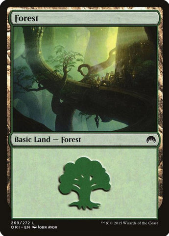 Forest (Basic Land) FOIL - Magic The Gathering Card - Aether Revolt
