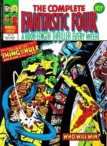 Complete Fantastic Four #34 - Marvel Comics/British - 1978