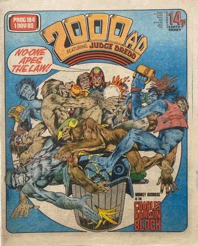 2000AD Comic Prog #184 - #199 (16x Comics RUN) - 1980/1981