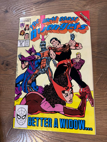 The West Coast Avengers #44 - Marvel Comics - 1989