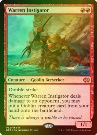 "Warren Instigator" FOIL - Magic The Gathering - DDT