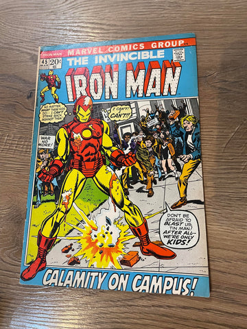 Invincible Iron Man #45 - Marvel Comics - 1972 - Back Issue