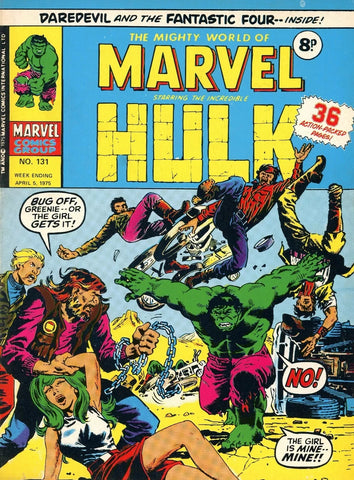 Mighty World of Marvel #131 - Marvel Comics / British - 1975