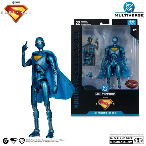 Mcfarlane DC Multiverse Superman Deluxe Theatrical Edition Robot Figure