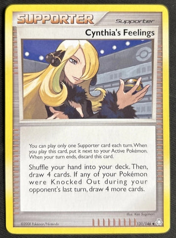 Cynthia's Feelings 131/146  - Pokémon Card - Legends Awakened - NON-Holo