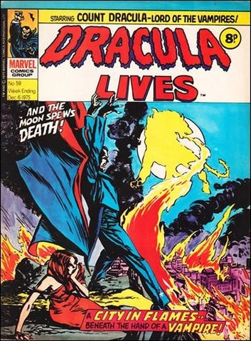 Dracula Lives #59 - Marvel Comics / British - 1975