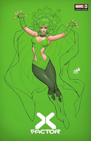 X-Factor #9 - Marvel Comics - 2021 - Nakayama Polaris Color Bleed Variant