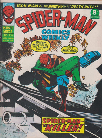Spider-Man Comics Weekly #118 - Marvel Comics / British - 1975