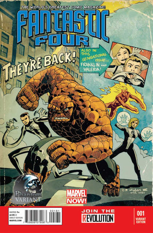 Fantastic Four #1 - Marvel Comics - 2013 - Phantom Variant