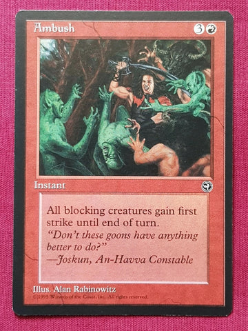 "Ambush" - Magic The Gathering Card - Homelands