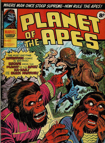 Planet of the Apes #60 - Marvel Comics / British - 1975