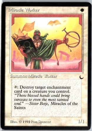 "Miracle Worker" x4 - Magic The Gathering - The Dark - 4-Card Playset