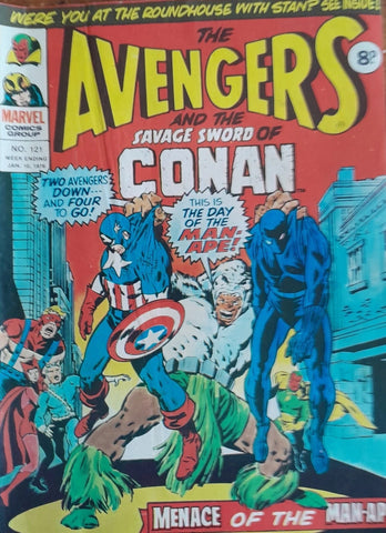 The Avengers #121 - #130 (10x Comics RUN) - British - Marvel Comics - 1976