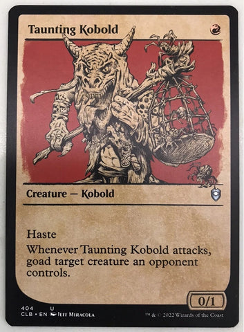 "Taunting Kobold" - Magic The Gathering Card - CLB Showcase