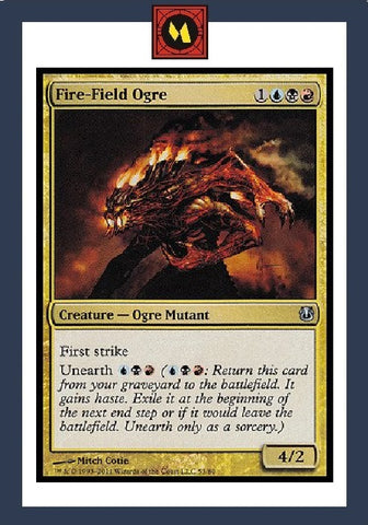 "Fire-Field Ogre" - Magic The Gathering Card - Duel Decks