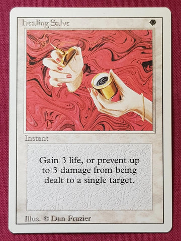 "Healing Salve" x4 - Magic The Gathering Card - Revised - 4-Card Playset