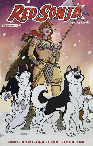 Red Sonja #1 - Dynamite - 2021 - Fleecs &amp; Forstner Stray Dogs Variant