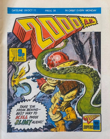 2000AD Comic - Prog #36 - 29th Oct 1977