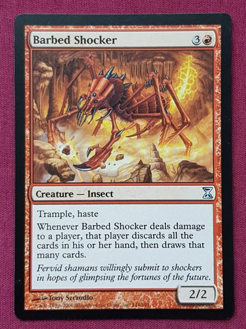 "Barbed Shocker" - Magic The Gathering Card - Time Spiral