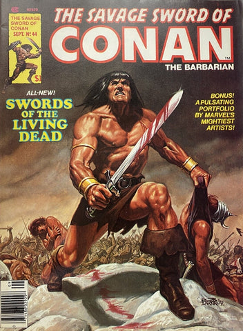 Savage Sword of Conan #44 - Marvel / Curtis Magazines - 1978