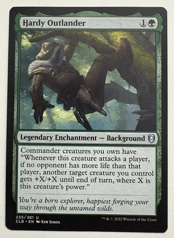 "Hardy Outlander" x4 - Magic The Gathering Card - CLB - 4-Card Playset
