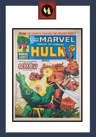 Mighty World of Marvel #62 - Marvel Comics / British - 1974