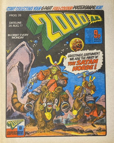 2000AD Comic - Prog #26 - 20 Aug 1977