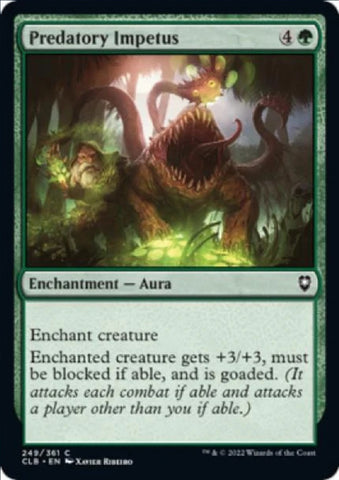 "Predatory Impetus" x4 - Magic The Gathering Card - CLB - 4-Card Playset