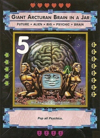 "Giant Arcturan Brain In A Jar" - Xxxenophile CCG Card