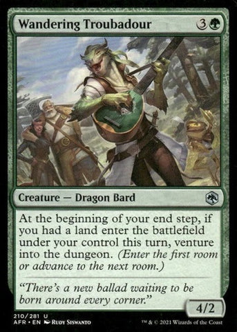 "Wandering Troubadour" - Magic The Gathering Card - AFR