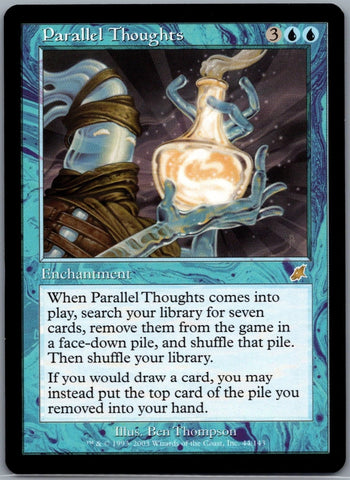 "Parallel Thoughts" Magic The Gathering Card - Scourge