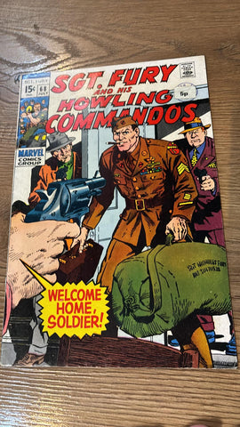 Sgt Fury #68 - Marvel Comics - 1969