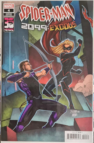 Spider-Man 2099 Exodus #4 - Marvel Comics - 2023 - Lim Connecting Variant