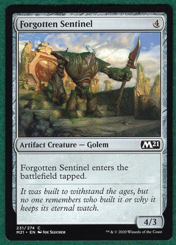 "Forgotten Sentinel" x4 - Magic The Gathering Card - M21 - 4-Card Playset