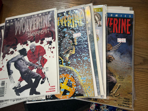 Wolverine #168 - 176 - Marvel Comics - 2001 - run /set