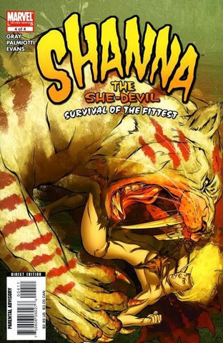 Shanna The She-Devil: Survival Of The Fittest #4- Marvel Comics - 2007