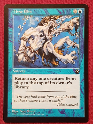 "Time Ebb" - Magic The Gathering Card - Portal