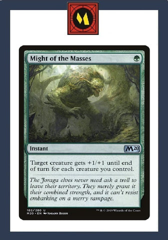 "Might Of The Masses" - Magic The Gathering - M20