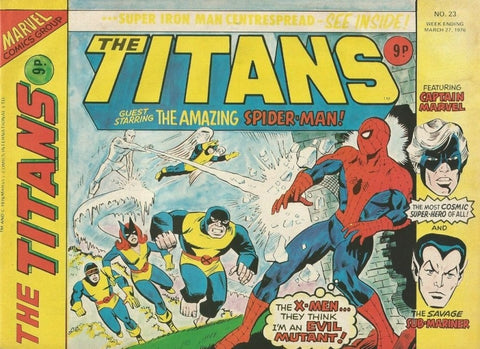 The Titans #23 - Marvel Comics - British Comics - 1976