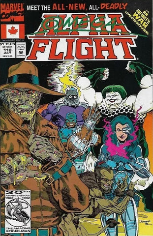 Alpha Flight #110 - Marvel Comics - 1991