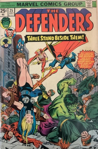 The Defenders #25 - Marvel Comics - 1975 - Lower Grade - PENCE COPY