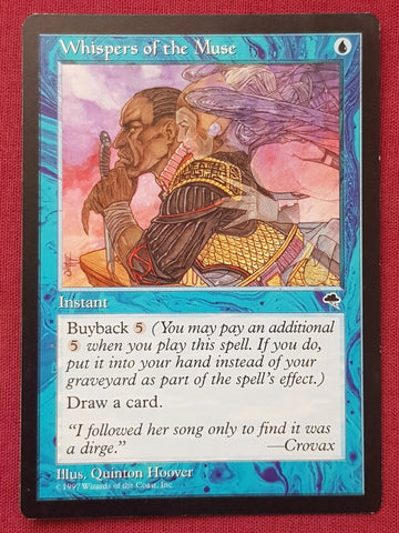 "Whispers Of The Muse" - Magic The Gathering - Tempest